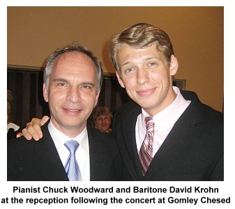 Pianist Chuck Woodward and Baritone David Krohn
